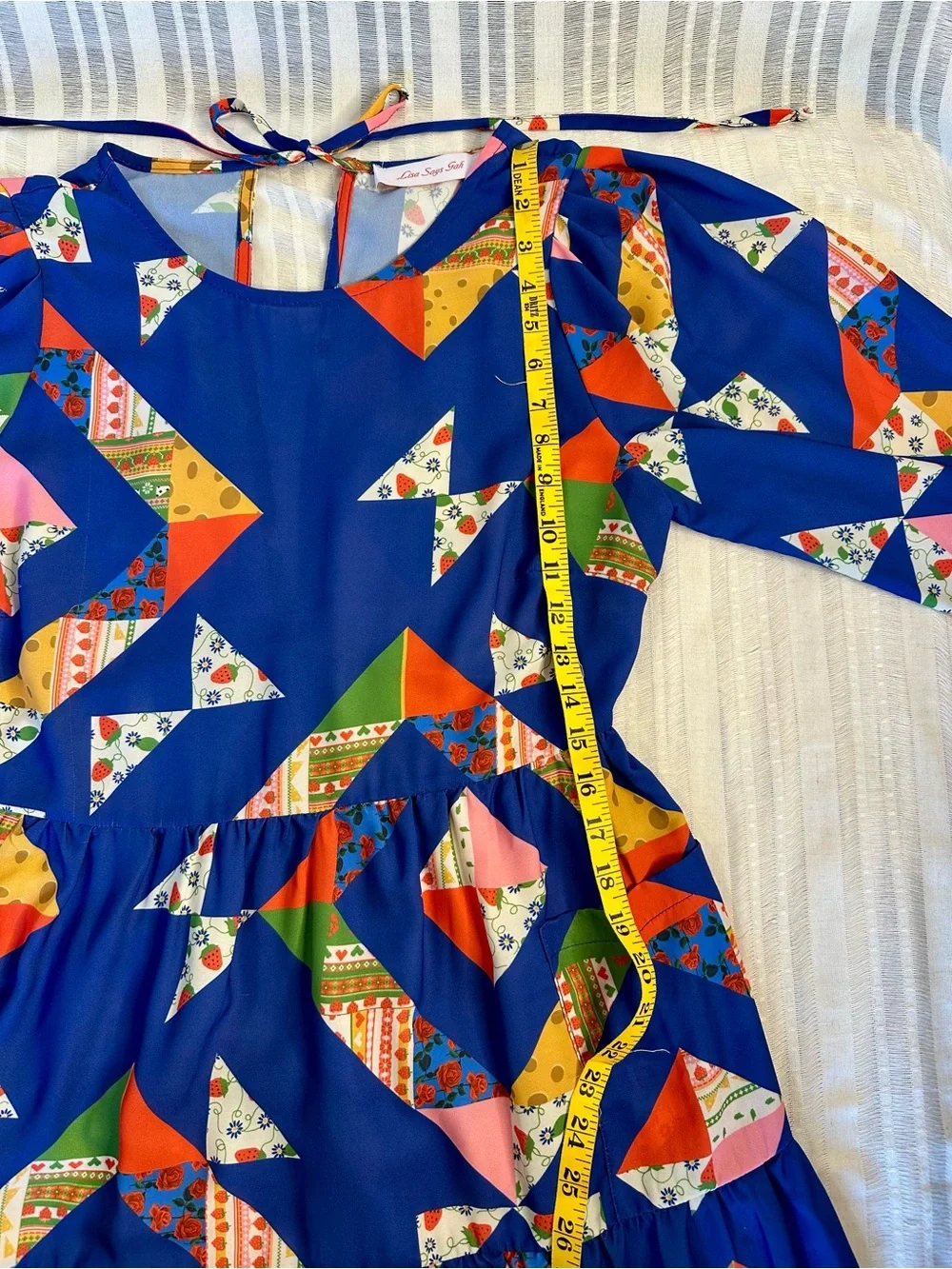 Lisa Says Gah Maxine Midi Dress Alpine Quilt - Picture 10 of 12